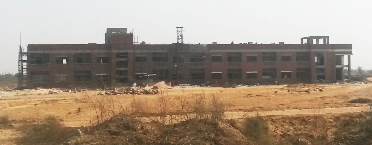 A view of the under construction Guest House Block-A, 15/04/2016