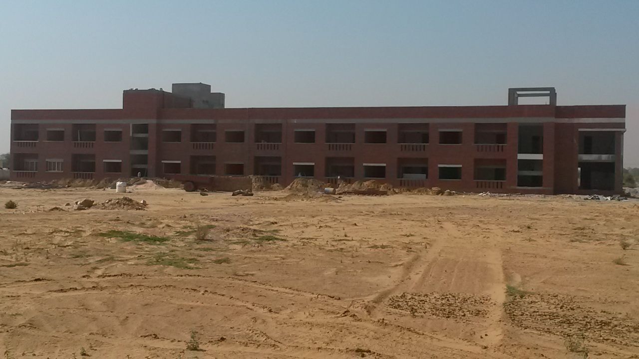 A view of the under construction Guest House Block-A, 18/05/2016