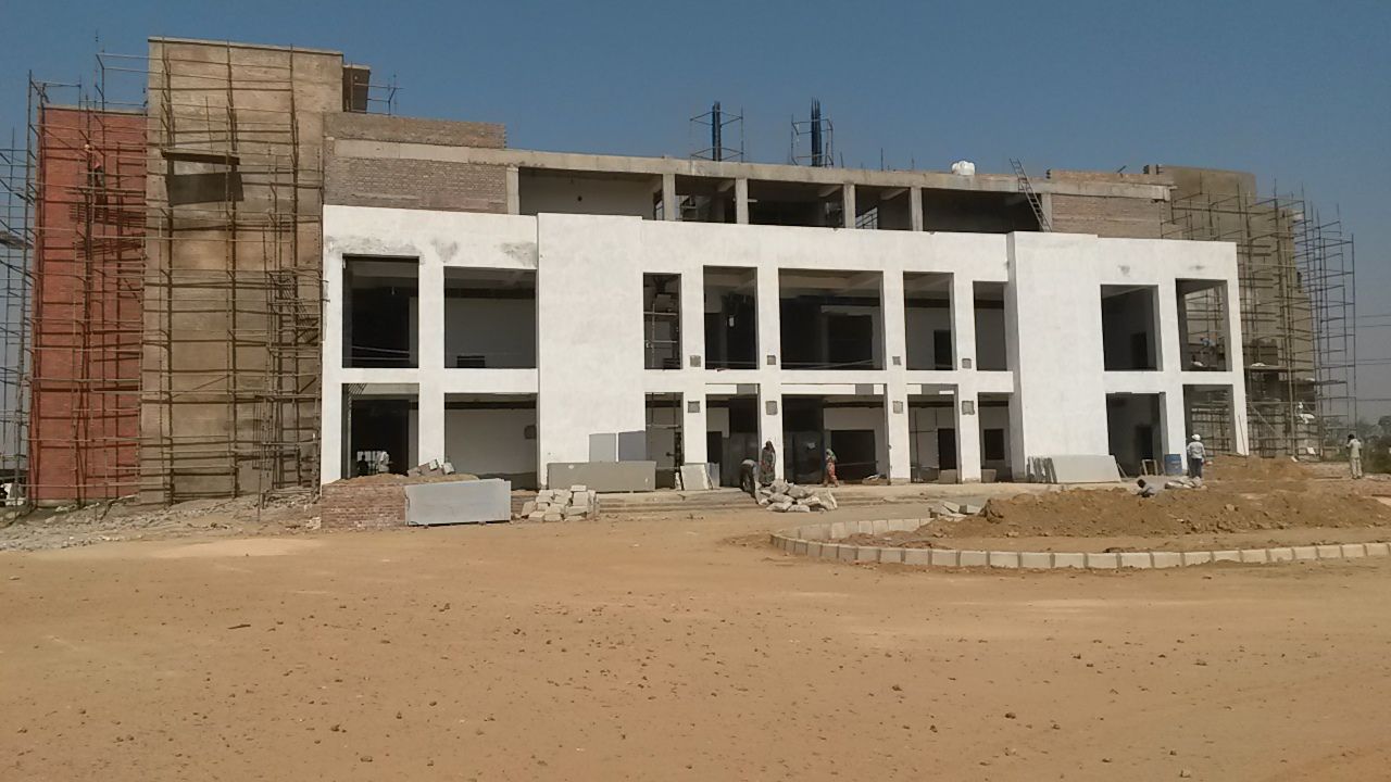 A view of the under construction SNSS Building, 18/05/2016